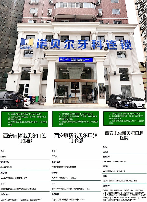 西安諾貝爾牙科醫(yī)院
