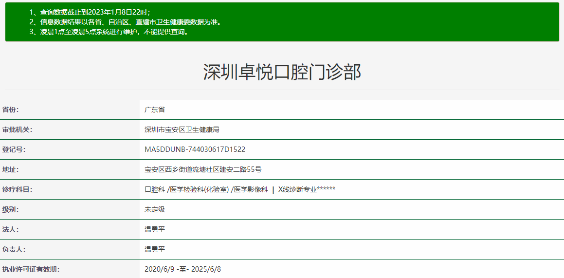 深圳卓悅口腔門診部