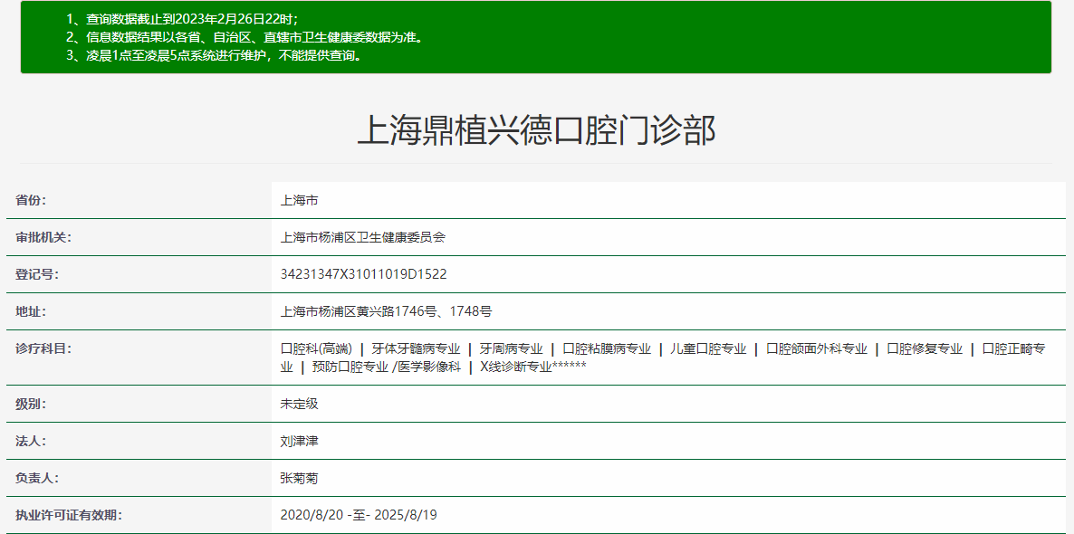 上海鼎植興德口腔門診部