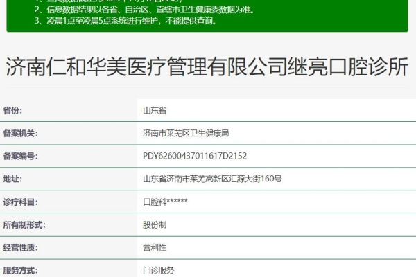 濟南萊蕪繼亮口腔診所