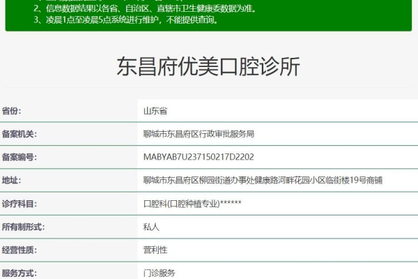聊城東昌府優(yōu)美口腔診所