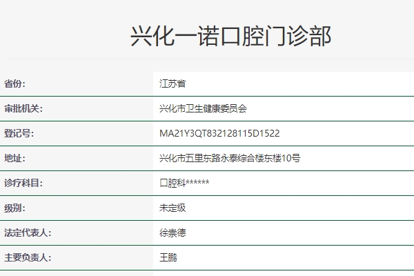 興化一諾口腔門診部