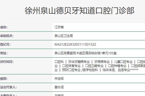 徐州牙知道口腔連鎖