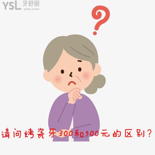 烤瓷牙300和500元的區(qū)別