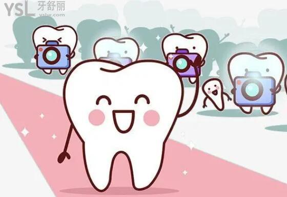卡通牙齒