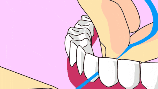 牙線正確使用方法1