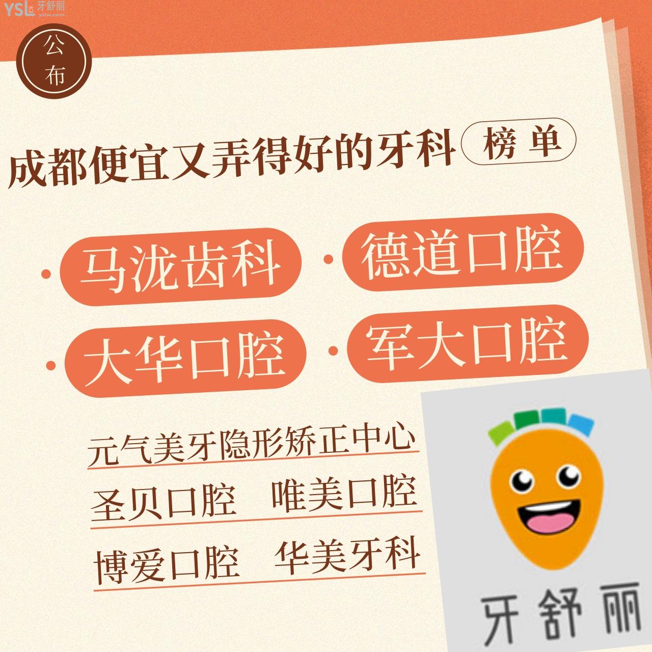 成都便宜又弄得好的牙科