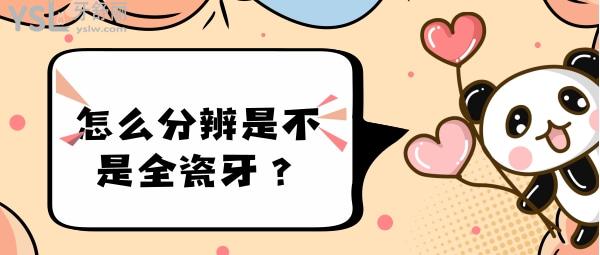 怎么分辨是不是全瓷牙？