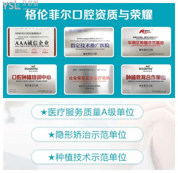 深圳格倫菲爾口腔榮譽(yù)