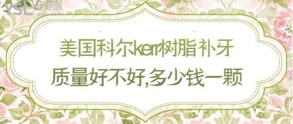 美國(guó)科爾kerr樹脂補(bǔ)牙多少錢一顆？