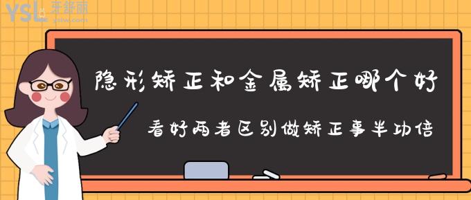 隱形矯正和金屬矯正哪個(gè)好？看好兩者區(qū)別做矯正事半功倍！