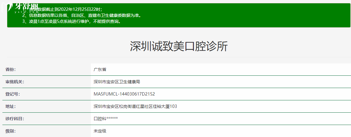 深圳誠致美口腔診所