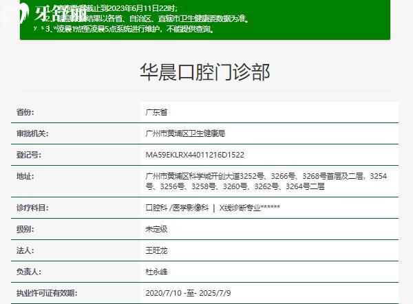 廣州華晨口腔靠譜嗎