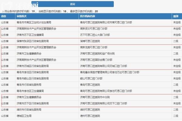 濟(jì)南可恩口腔醫(yī)院
