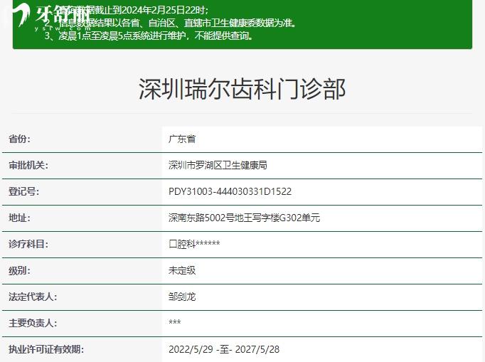 深圳瑞爾齒科正規(guī)資質(zhì)