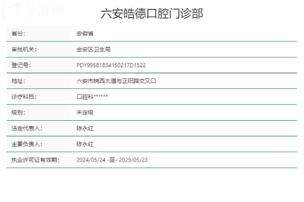 六安皓德口腔門診部