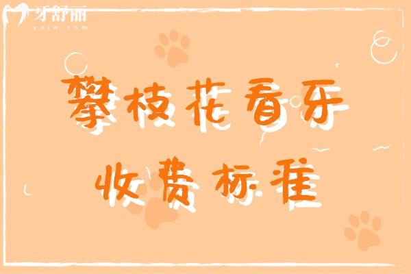 攀枝花看牙收費標準