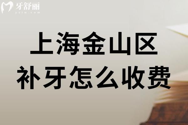 上海金山區(qū)補(bǔ)牙怎么收費(fèi)