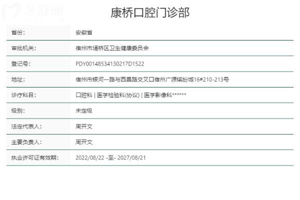 宿州康橋口腔門診部正規(guī)靠譜嗎